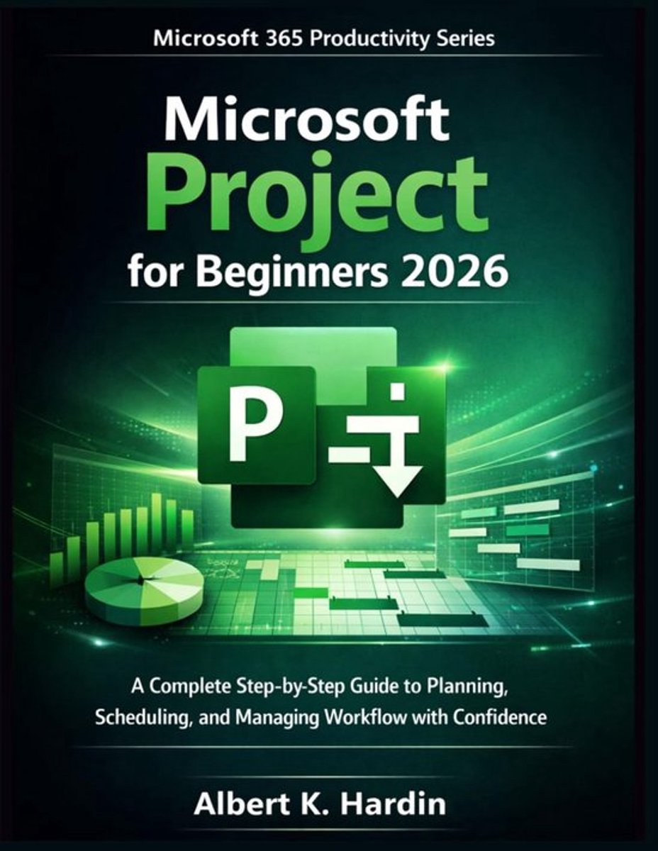 SnelShoppen - Microsoft Project voor Beginners 2026 - Complete Stapsgewijze Gids voor Planning, Schema's en Workflowbeheer met Vertrouwen