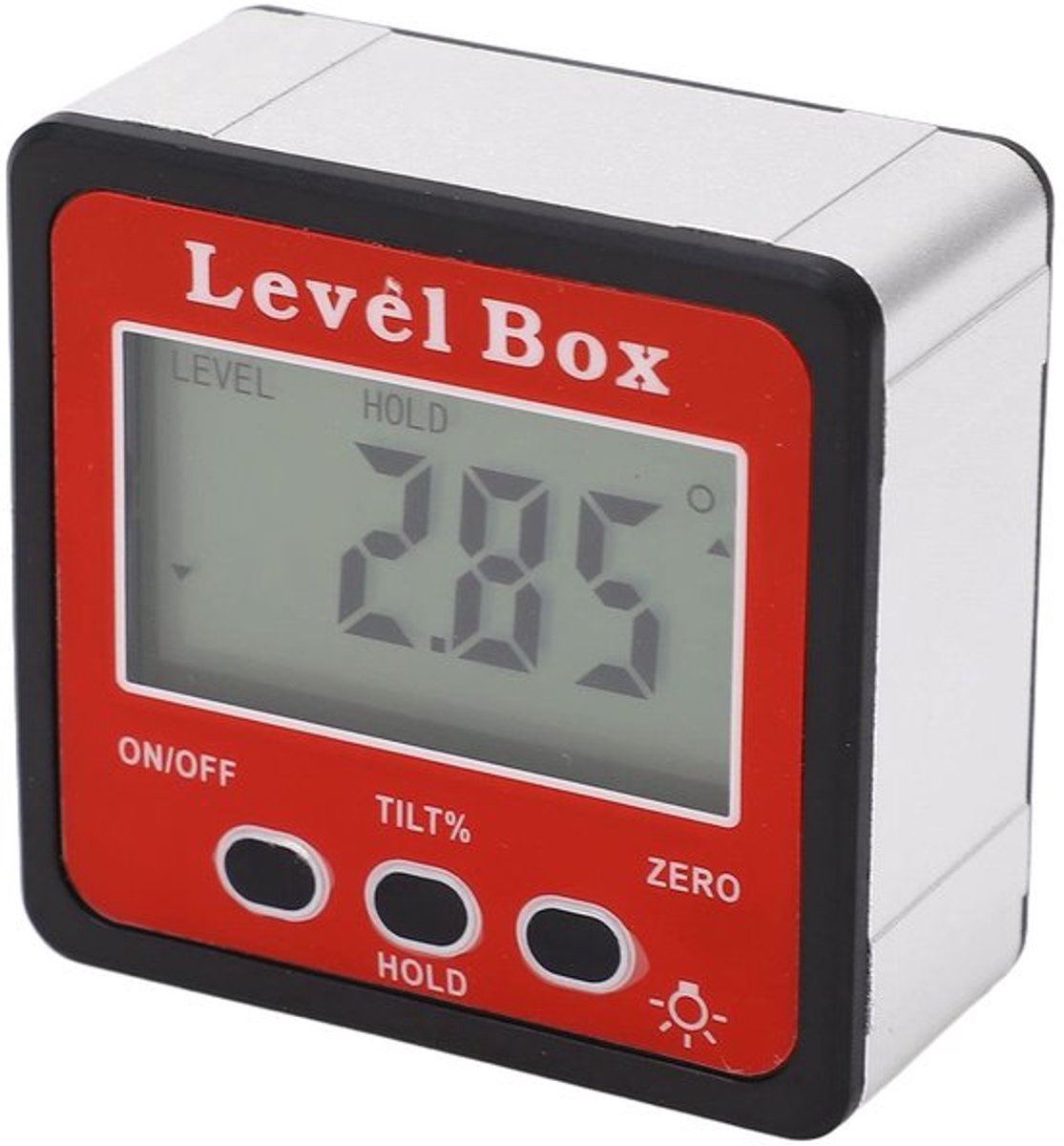 Digitale Waterpasdoos Nauwkeurig - Hoekmeter Digitaal - Gradenboog - Inclinometer - Multifunctioneel - ABS Materiaal