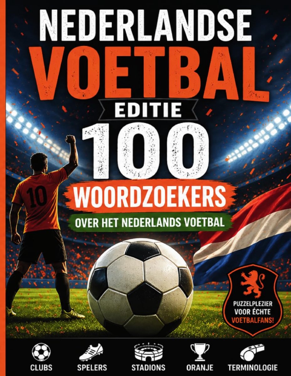 SnelShoppen - 100 woordsearch puzzels Nederlands voetbal - Puzzels over clubs, spelers, stadions en Oranje - Ideaal voor voetbalfans, kinderen en volw
