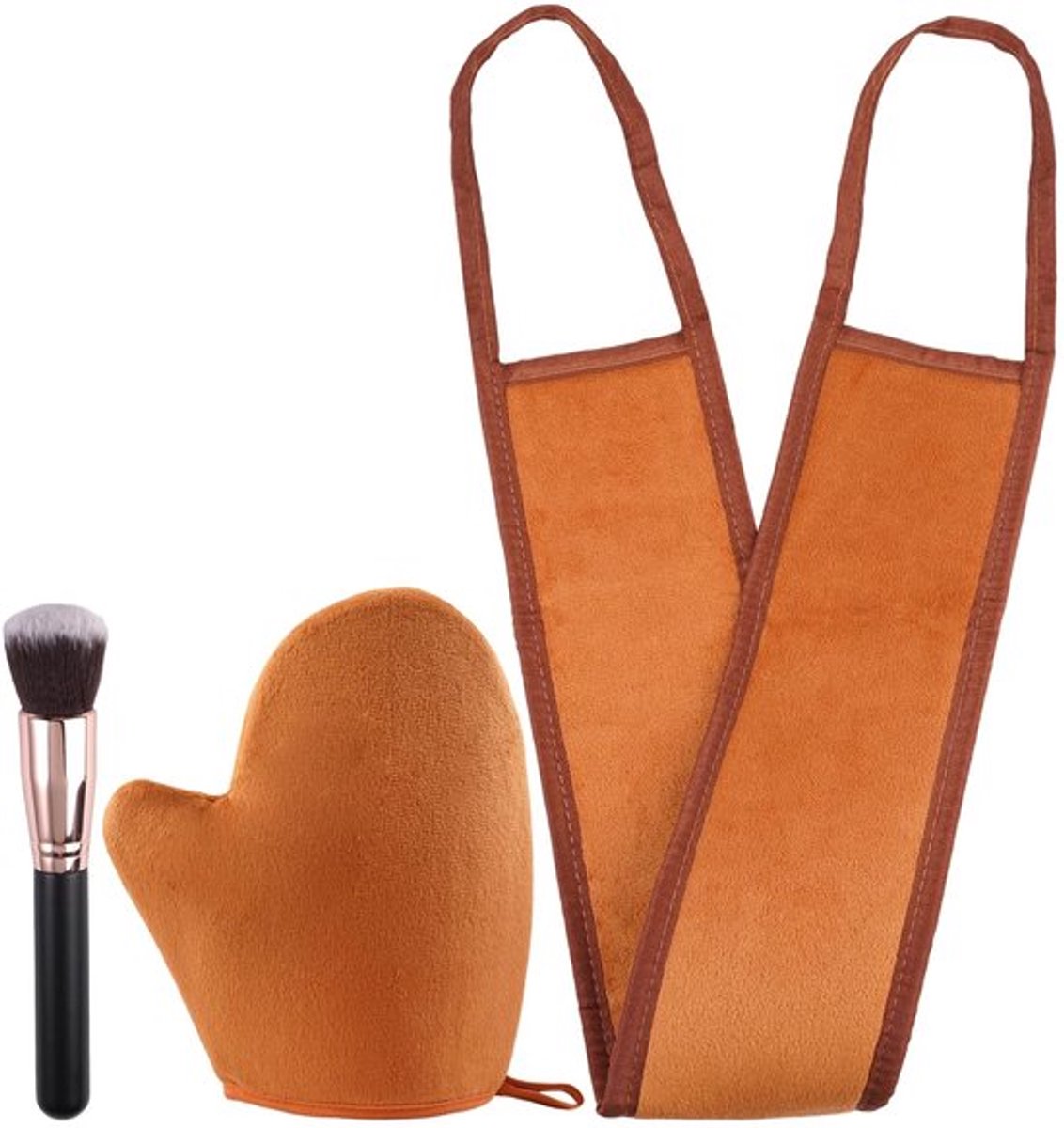Bruiningshandschoen 3-in-1 Set - Applicator - Microvezel - Zelfbruiner - Huidverzorging - Comfortabele ervaring
