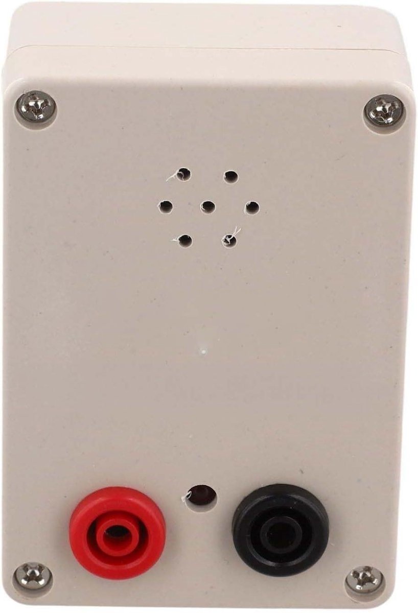 Doorgangstester Zoemer - Kabeltester Continuïteitstester - Elektrische Circuits Testen - Akoestisch Optisch Alarm - 9V Batterij - Wit