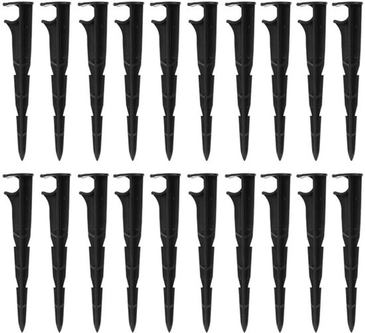 Drip-ondersteuningspinnen - Plastic Houders voor Irrigatie - 20 Stuks - Perfect voor Tuin en Groentebedden - 16x3 cm - Tuinaccessoires - Waterb...