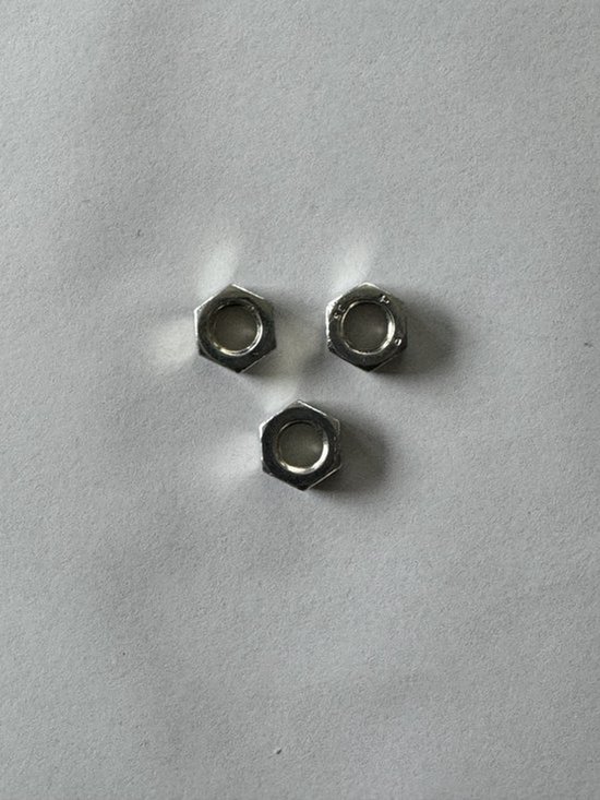 3 Stuks Zeskantmoer passend op Stihl M8X1 Links ( Hexagon Moer ) OEM 92112601150 Merk BPC Parts van Merkloos	 — afbeelding 2