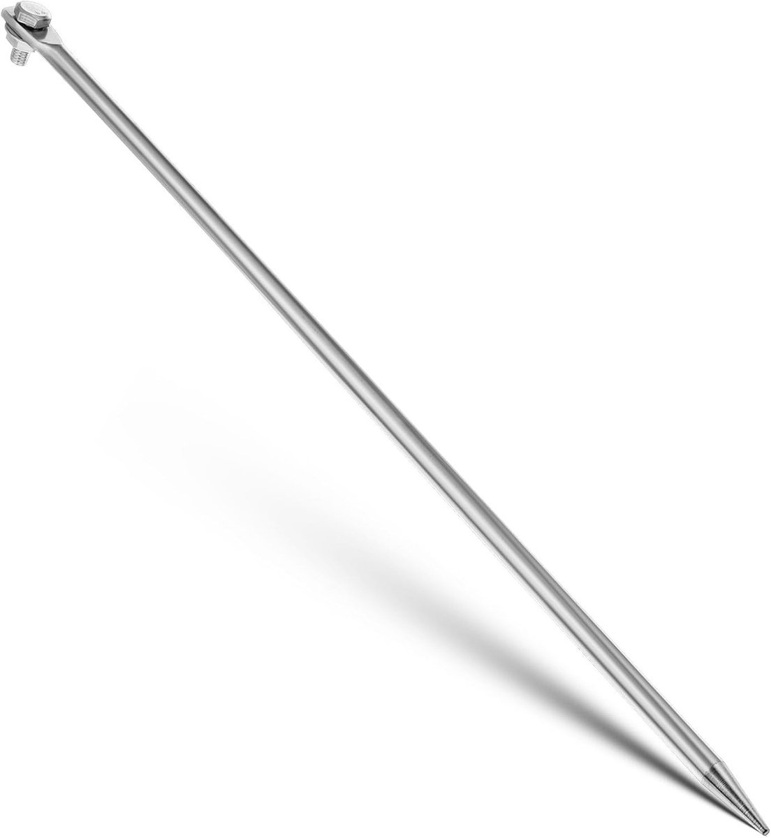 Robuuste verzinkte aardingsstaaf van 50 cm voor antenne, satellietschotel en elektrische omheining, eenvoudig te installeren en duurzaam