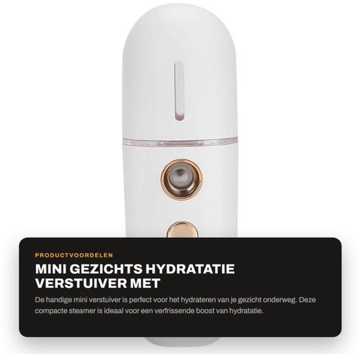Mini Gezichts Hydratatie Verstuiver met USB Oplaadfunctie