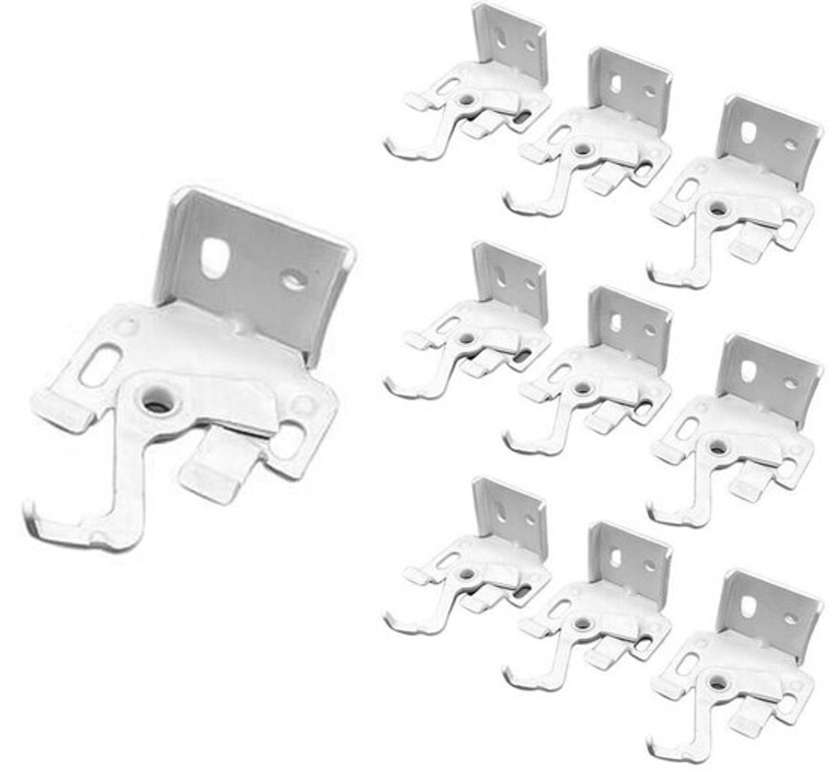 Jaloezie Beugels 10-Pack - Romeinse Jaloezieën - Vlinder Montagebeugel - Boven/Voorkant Be
