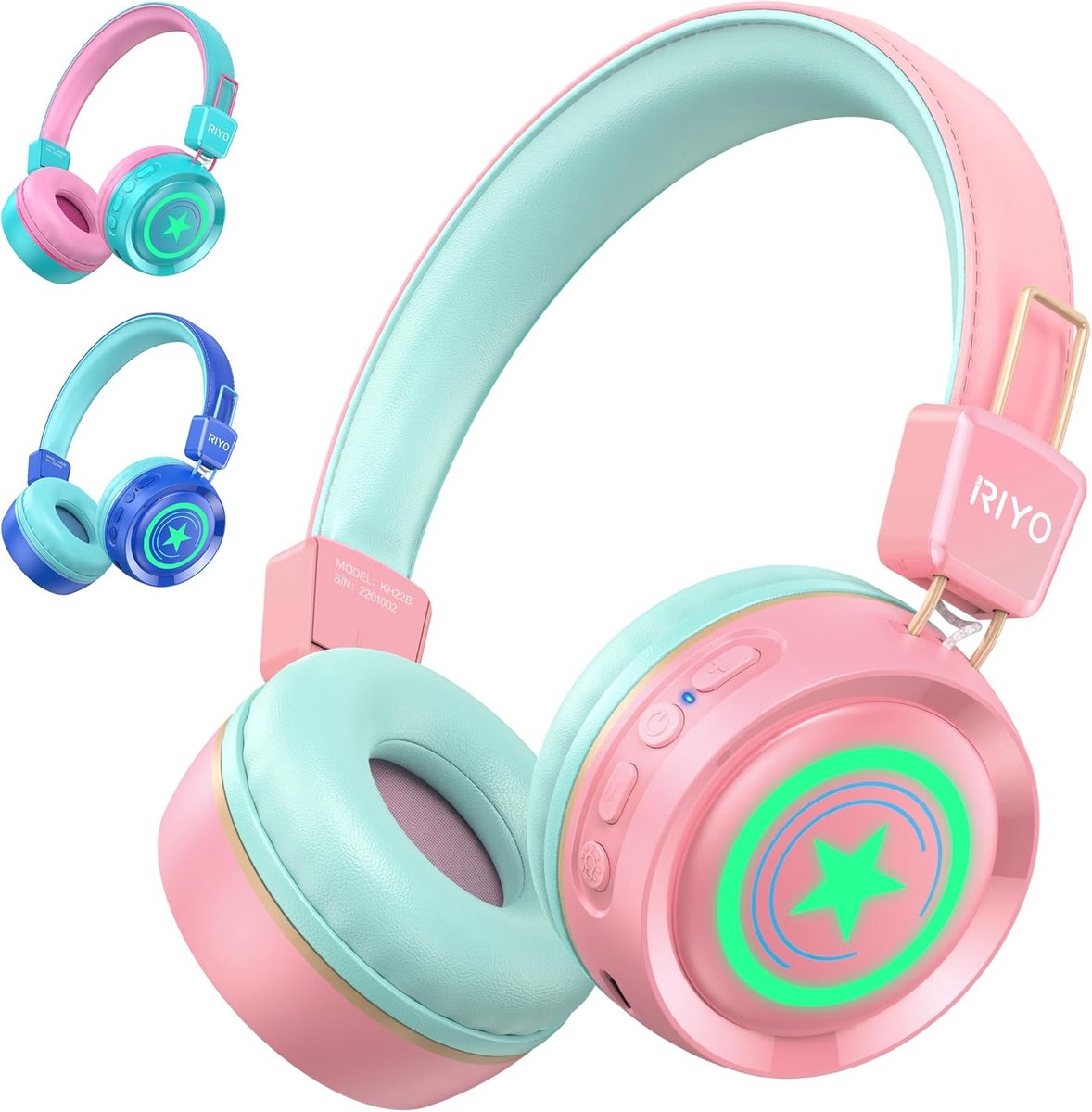 SnelShoppen - Inklapbare Bluetooth Kinderkoptelefoon Roze - Draadloze Hoofdtelefoon voor Kinderen - Comfortabel en Veilig - Perfect voor Thuis, School