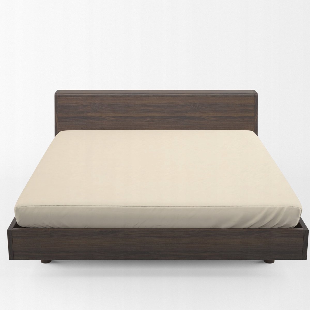KONEY - Hoeslaken badstof 90 x 200 cm - Crème - 200 g/m² - matras tot 20 cm