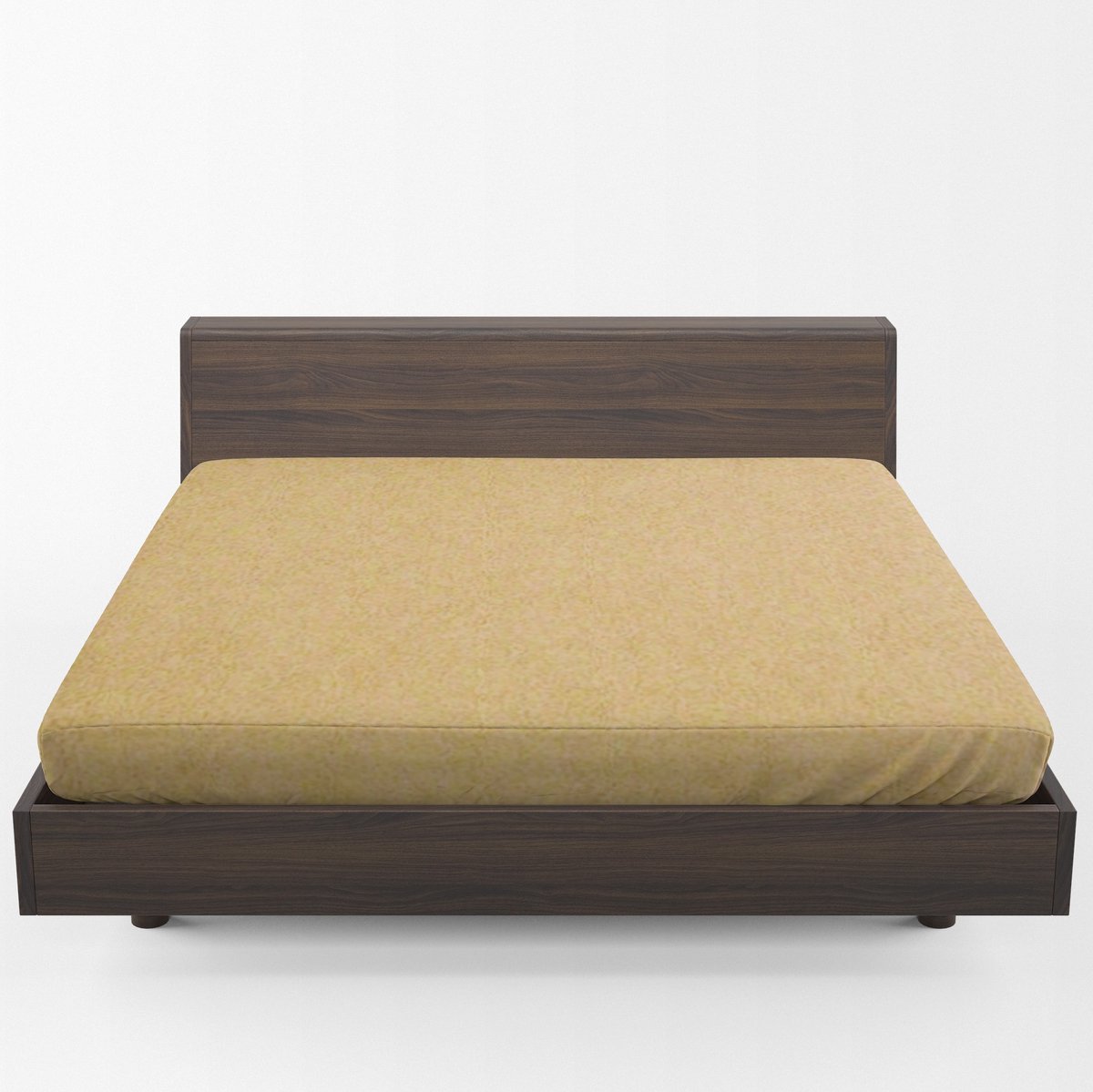 KONEY - Hoeslaken badstof 180 x 200 cm - Beige - 200 g/m² - matras tot 20 cm