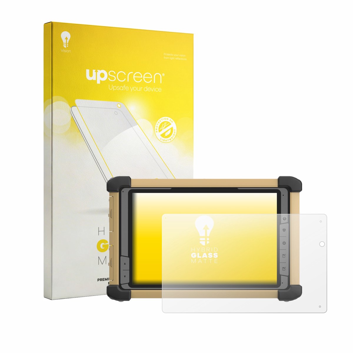 upscreen - Screenprotector voor DT Research DT381RP - Folie Beschermfolie Beschermglas matte