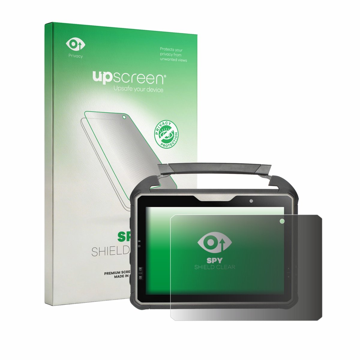 upscreen - privacy screenprotector voor DT Research DT302RP - Folie Beschermfolie Blauwlichtfilter
