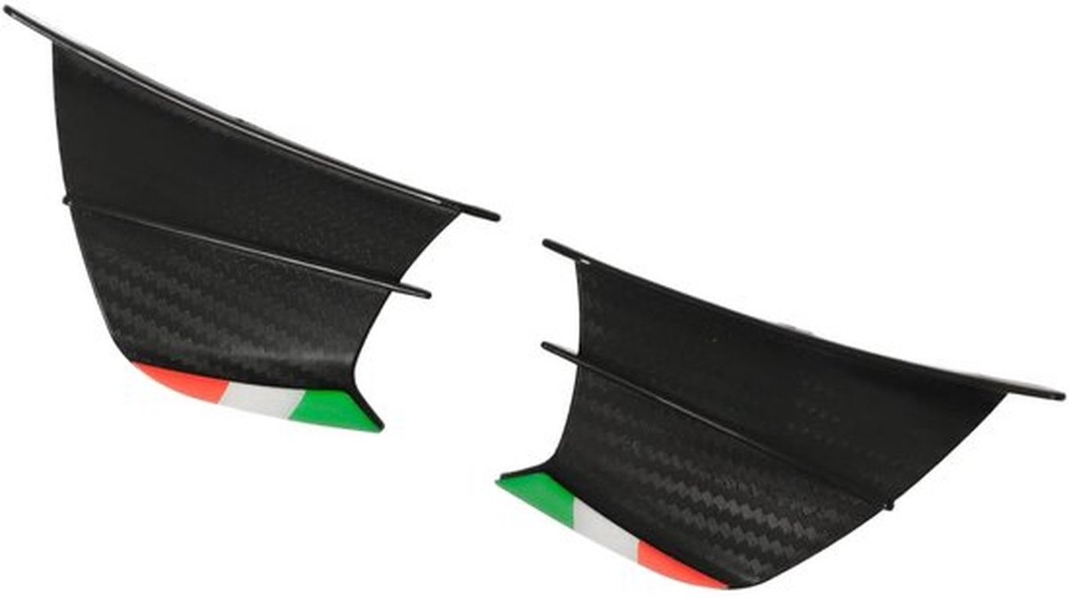 Vleugel Aerodynamisch - Motorfiets Winglet - 2 Stuks - Vaste Vleugel - Geschikt voor R1/R3/R25/Z900/Z1000/CBR650 - Verhoogt Stabiliteit - Motorfietsspoiler