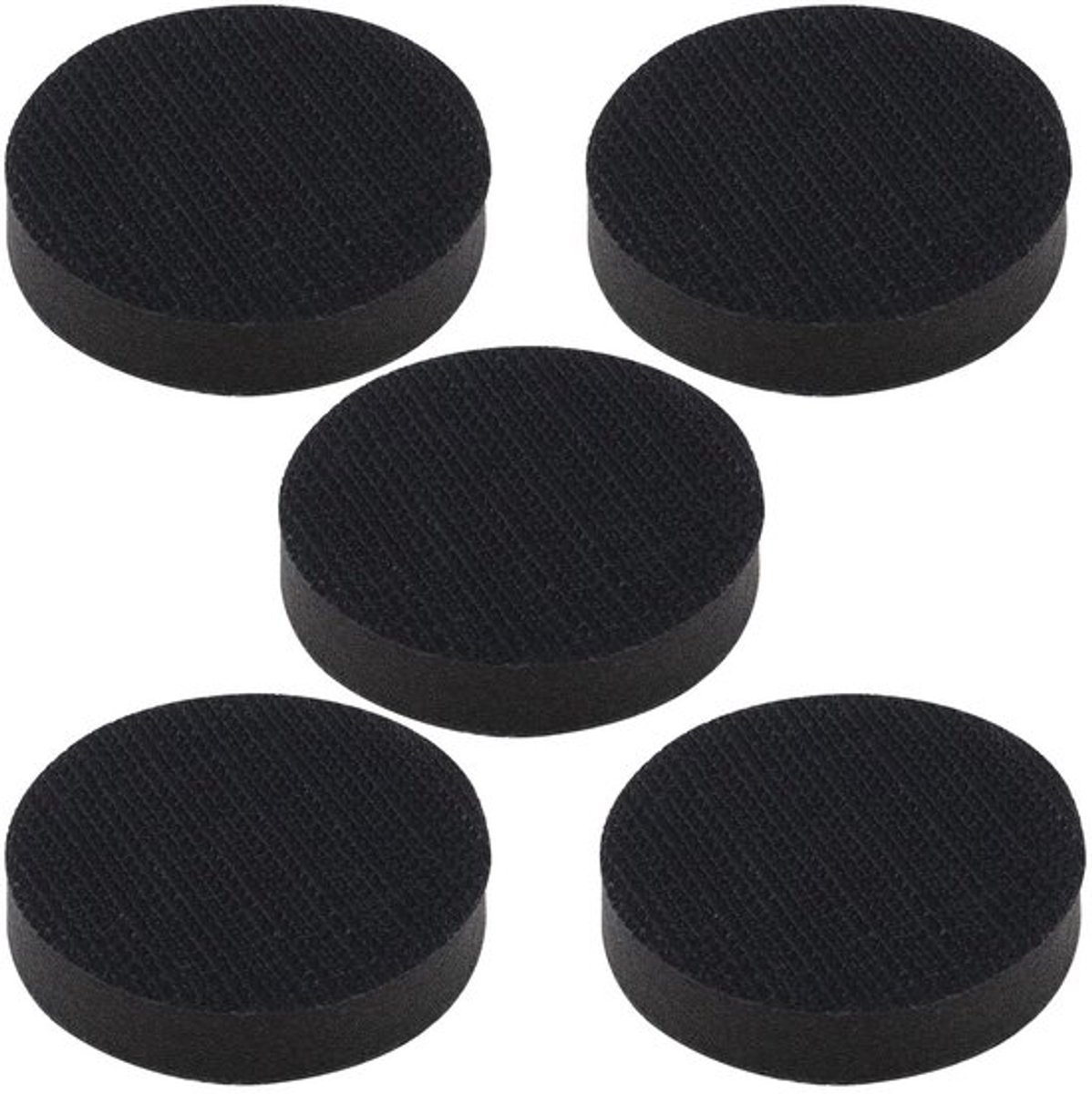 Sponspad 50 mm - Zachte Spons - Schuurpad - Haak en Lus - 5 Stuks - Trillingen Verminderen
