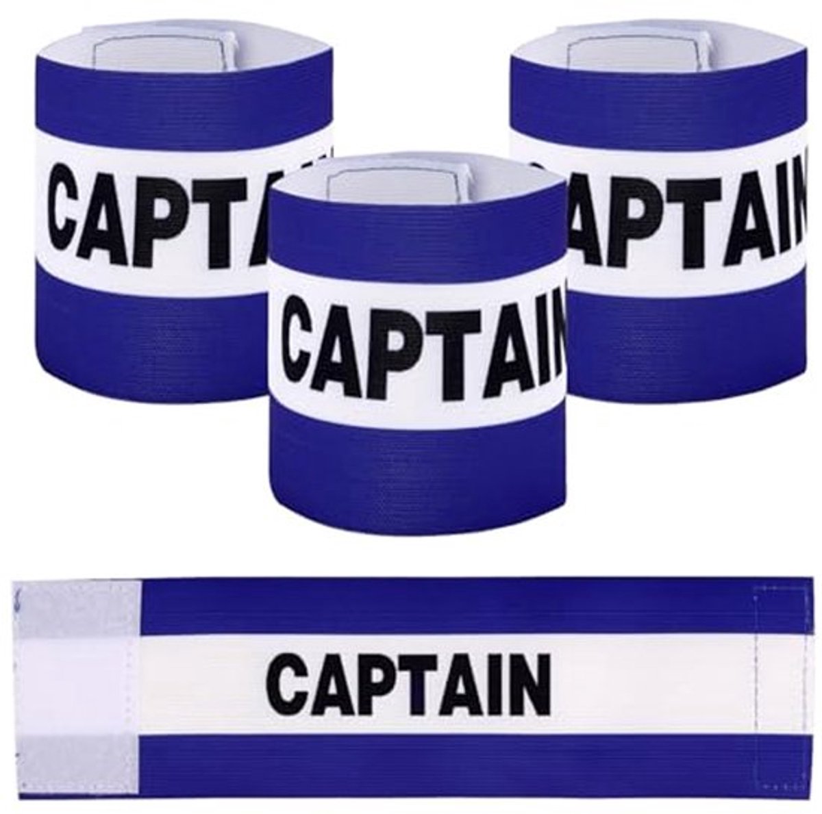 Set van 3 Verstelbare Voetbal Captain Armbanden
