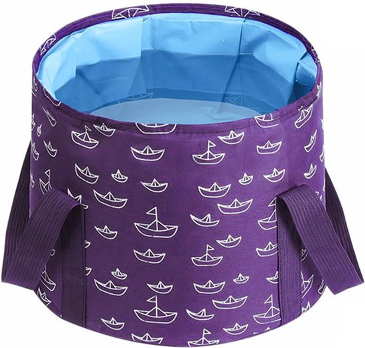 Opvouwbare emmer voor het weken van voeten, draagbaar violet reisvoetbad, draagbaar voetbad, voetbad voor het weken van voeten in het voetenbad, camping in de open lucht
