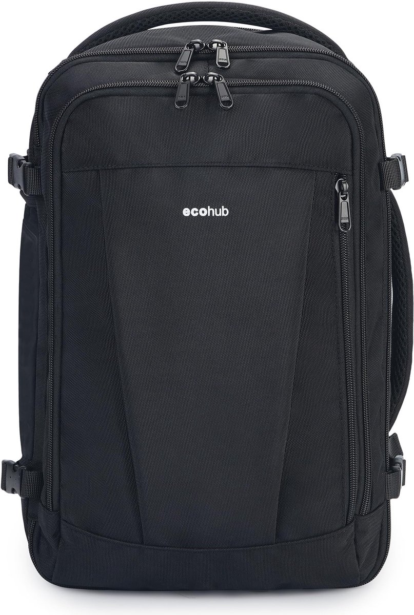 SnelShoppen - ECOHUB Easyjet Handbagage Koffer 45x36x20cm, 30L Waterdichte Carry on Rugzak, Gerecycled PET Onder Seat Cabin Bagage, Reistas Handbagage