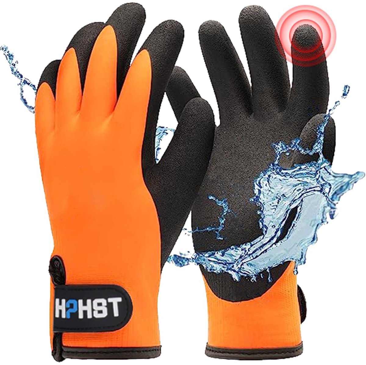 Winterse Werkhandschoenen - Waterdicht, Thermisch en Warm met Extra Grip - Dubbele Coating, Geïsoleerd, Ideaal voor Assemblage en Buitenwerk