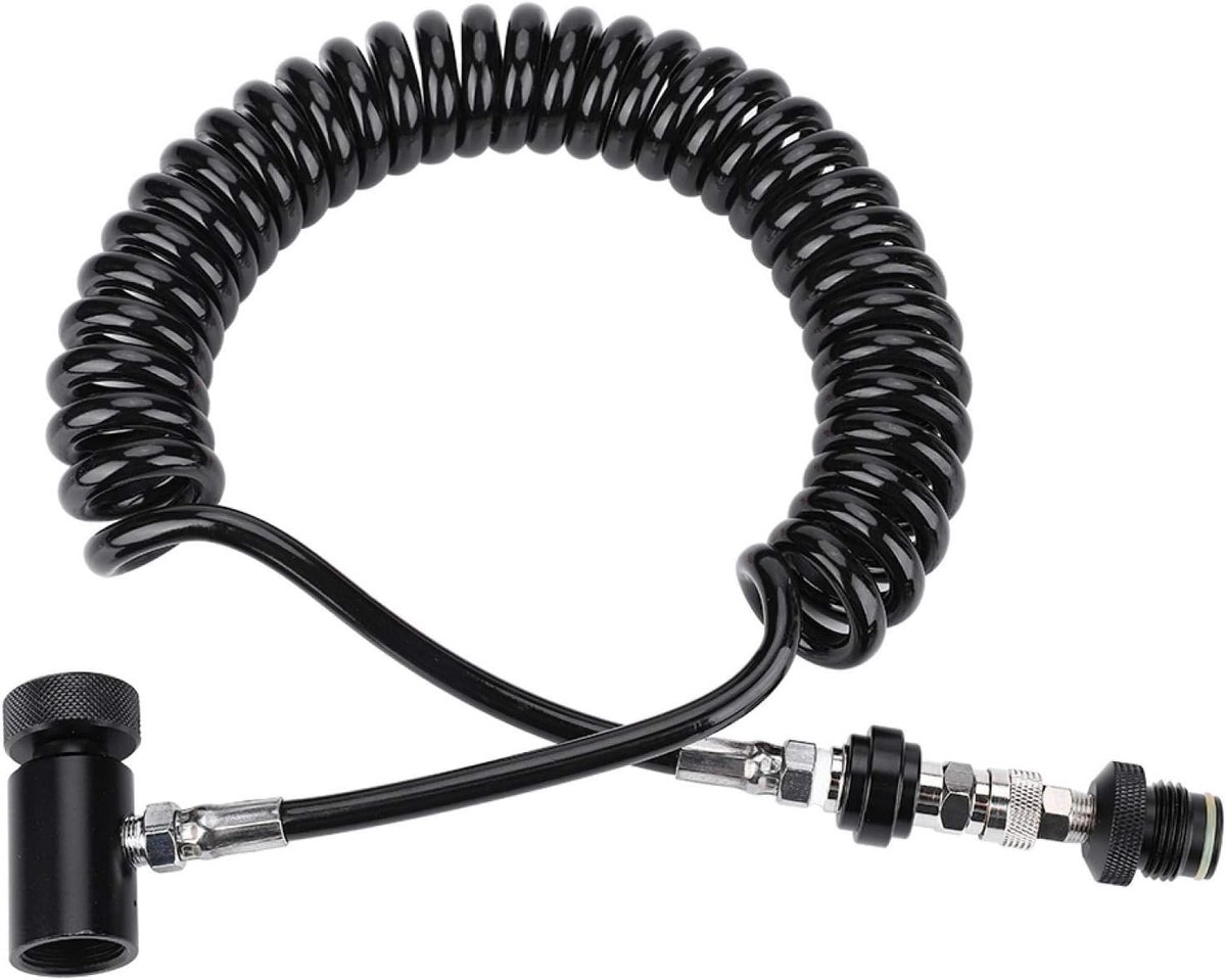 SnelShoppen Paintball Slang voor CO2 Tanks en HPA Systemen Hoge Doorstroom Snelle Koppeling 3000 Psi en 4500 Psi Perfect voor Paintball Acties