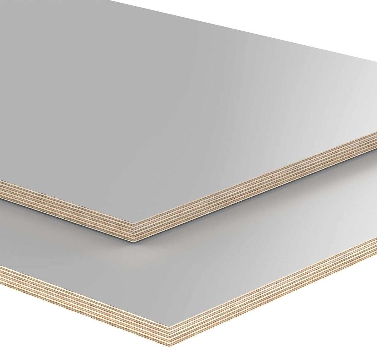 Multiplex Tafelblad - Werkblad Berkenhout - DIY Projecten - Melamine Coating - 1400 x 600 mm - Grijs