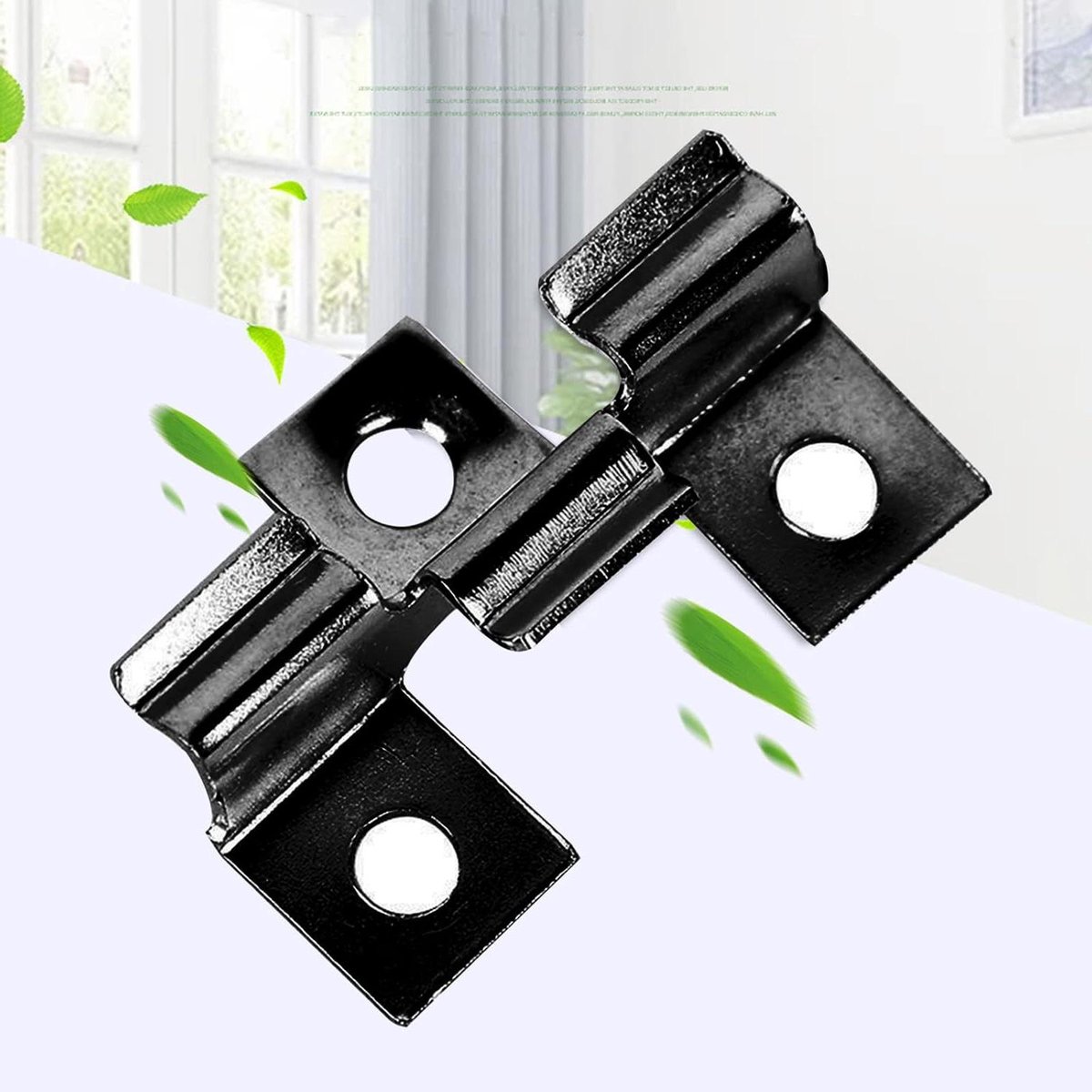 RVS Clips - Bevestigingsclips Vlonder - Vlonder Monteren - Corrosiebestendig - 9 mm - Zwart