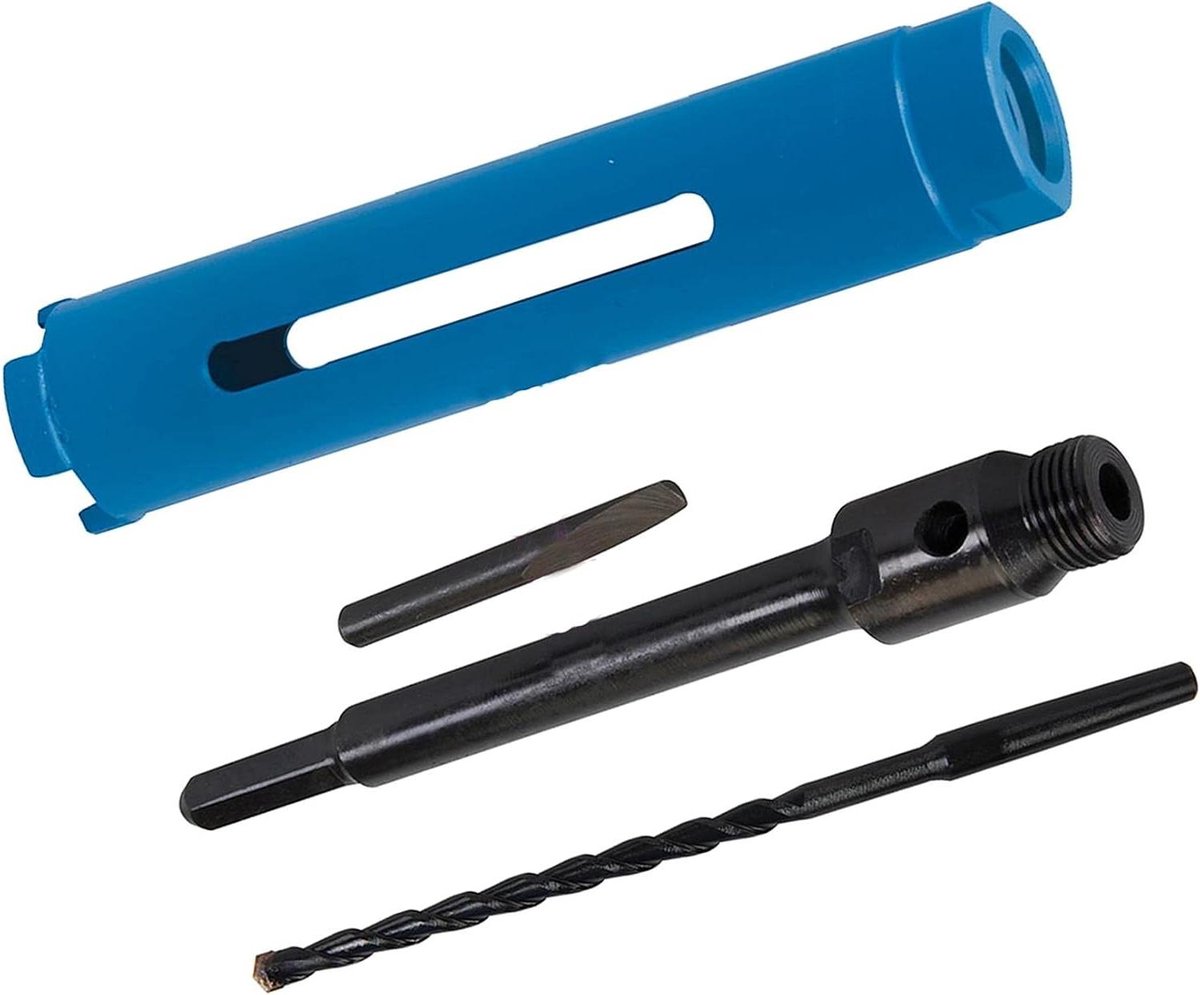 Diamant Boor Set - Gatenzaag Kit - Stenen Boren - Droog Snijden - 38mm x 150mm - Zilverkleurig