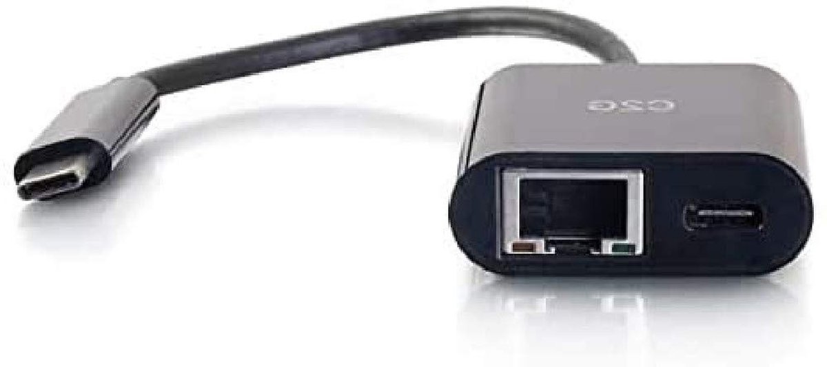 USB C Ethernet Adapter - Netwerk Adapter - Bedraad Internet - Met Power Delivery