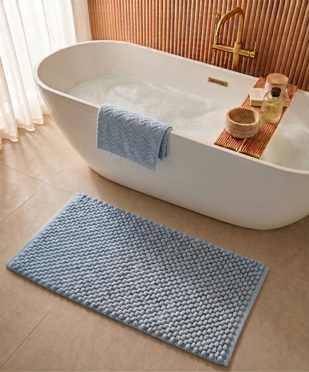 Badmat - Sensa blauw 70x120