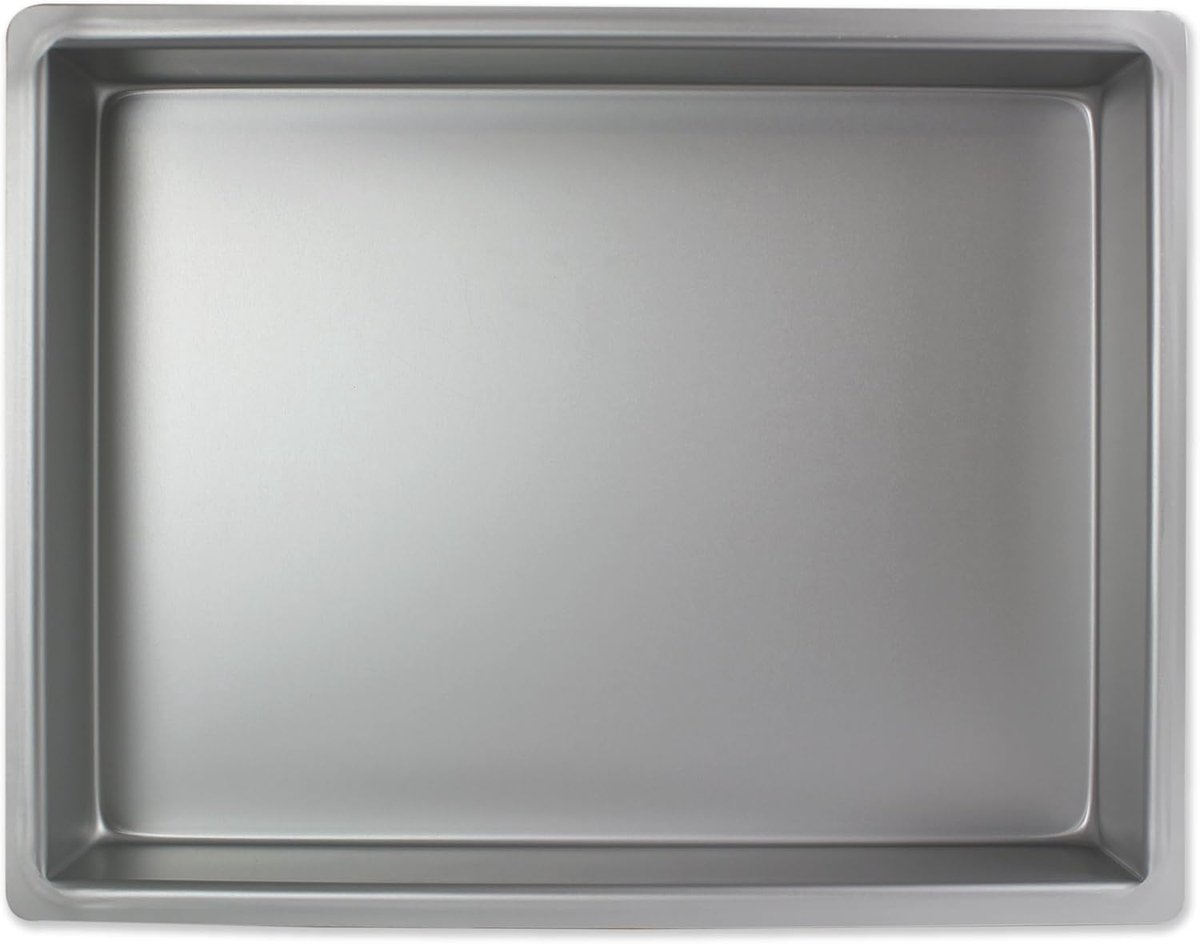 Langwerpige aluminium bakvorm 304 x 406 x 102 mm, 30 x 40 x 10 cm, zilver