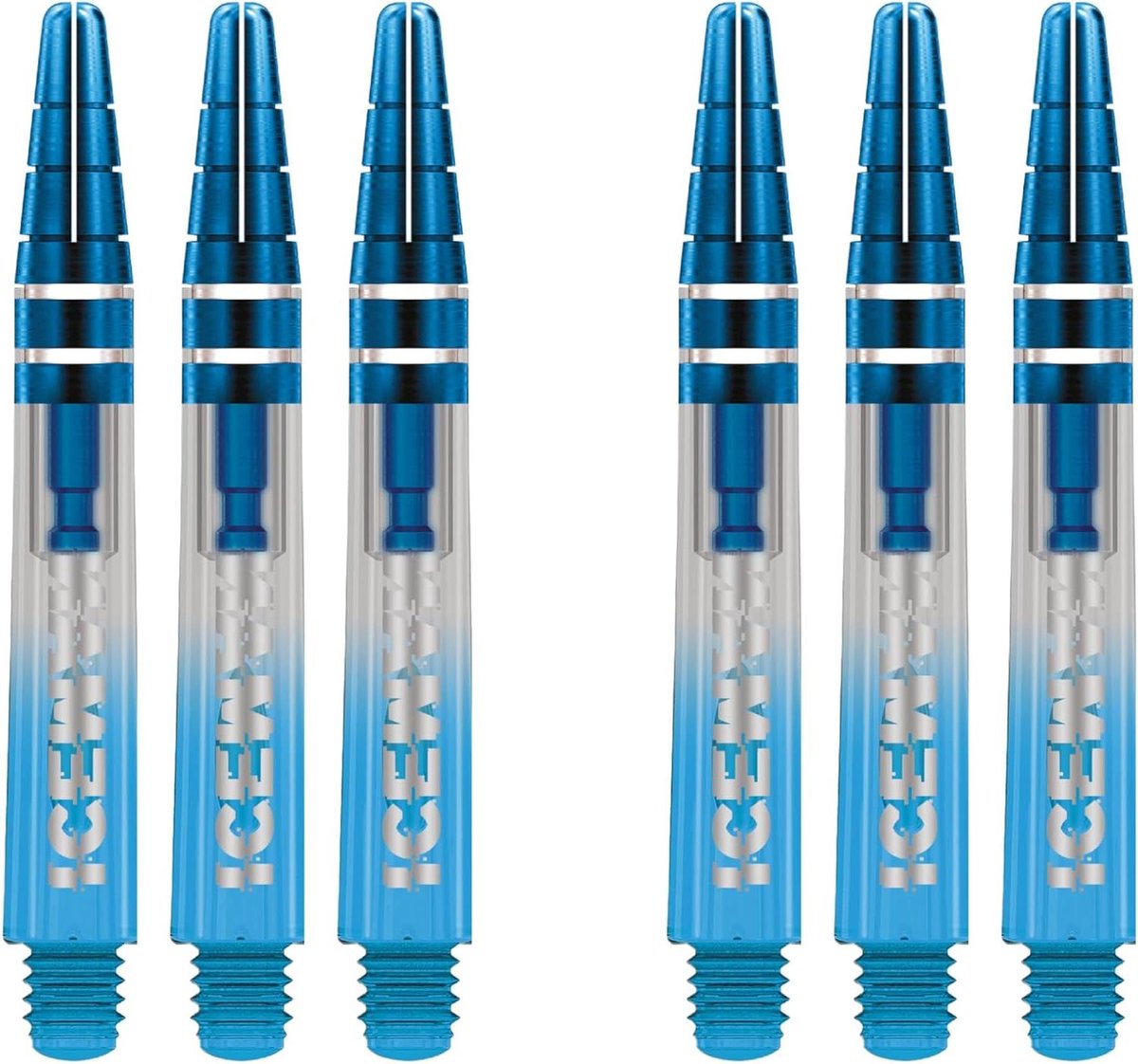 Dartschachten - Dart Assen - Darten - Vluchtvergrendeling Systeem - 39 mm - Blauw