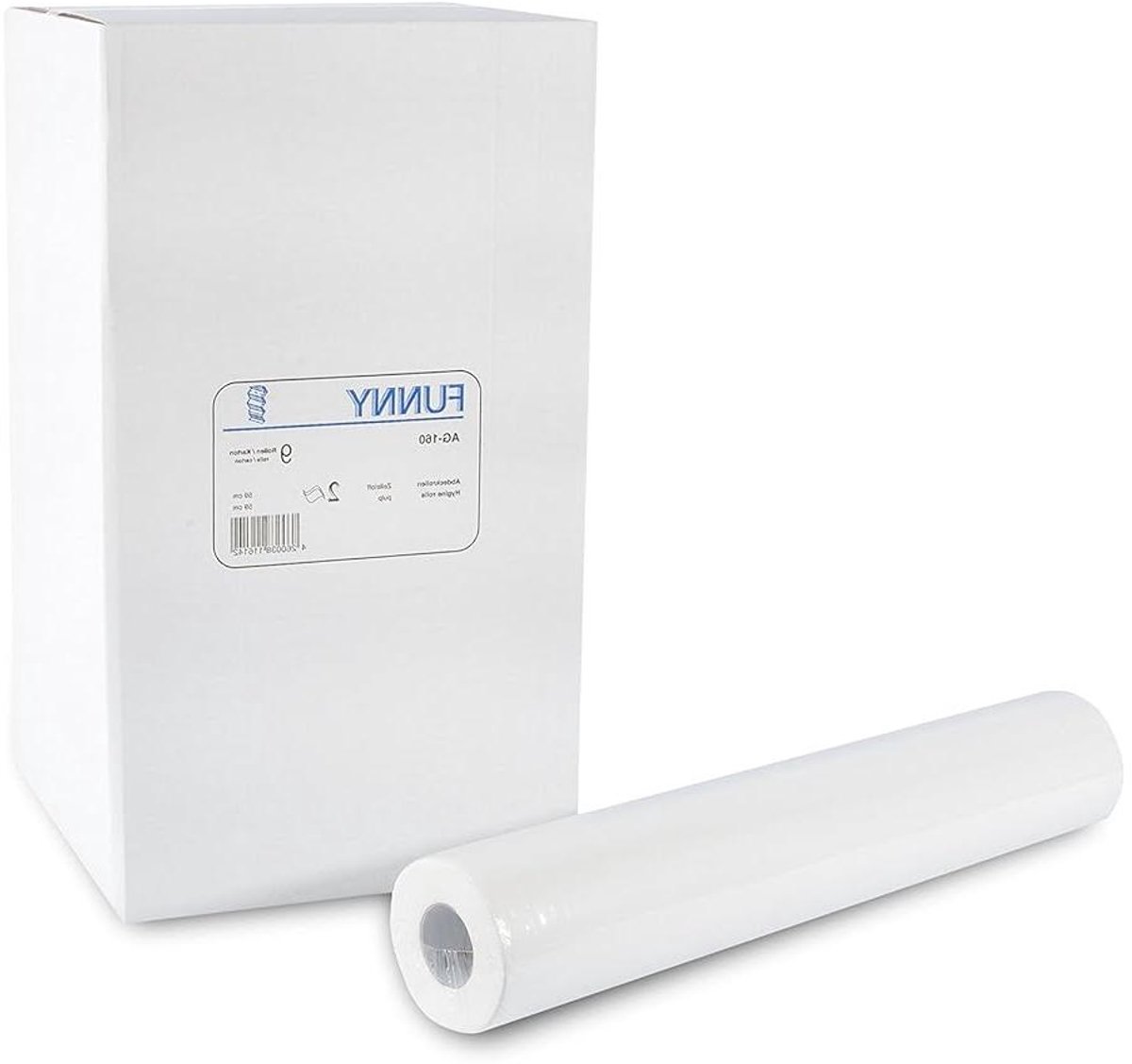 Afdekrollen Cellulose - Dokterrollen Keukenpapier - Hygiënisch Werken - 2-laags Pulp - 59 cm - Wit