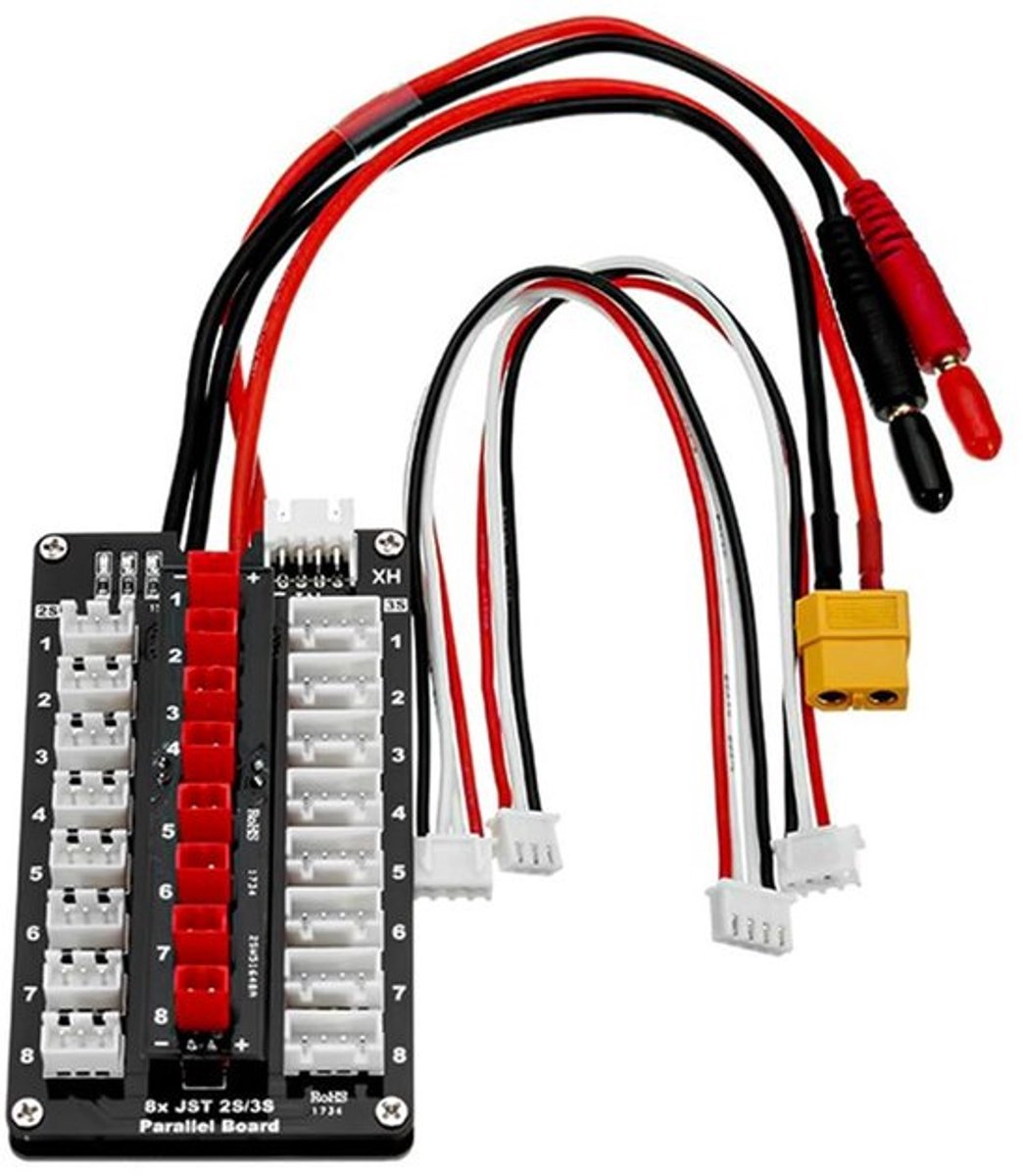SPHProducts - Parallelle Opladen Board - Oplaadbord - Versnelt