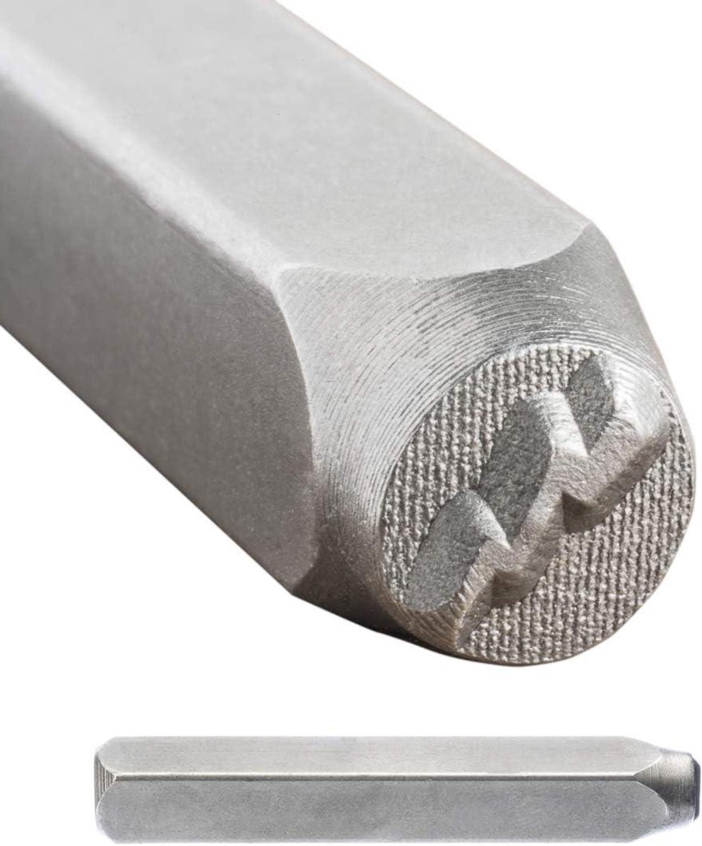 Metalen Pons - Bliksembout Gereedschap - Metaal Bewerken - Bliksembout Ontwerp - 6 mm - Zilver