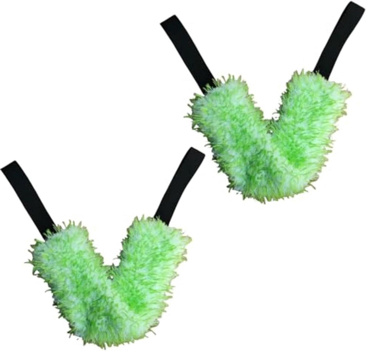 Microfiber Reinigingsset - Poetsborstel Doek - Auto Reinigen - Multifunctioneel Ontwerp - 36 x 8 cm - Groen