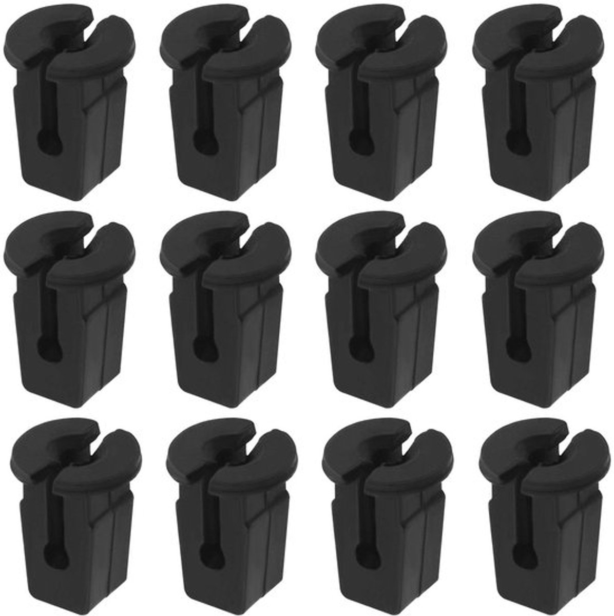 Vt products - Automotive schroefbevestiging clips - 50 stuks - Zwart