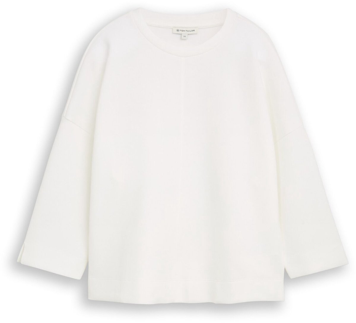 Tom Tailor - Dames sweater - Maat S - Vrouwen - wit - polyester