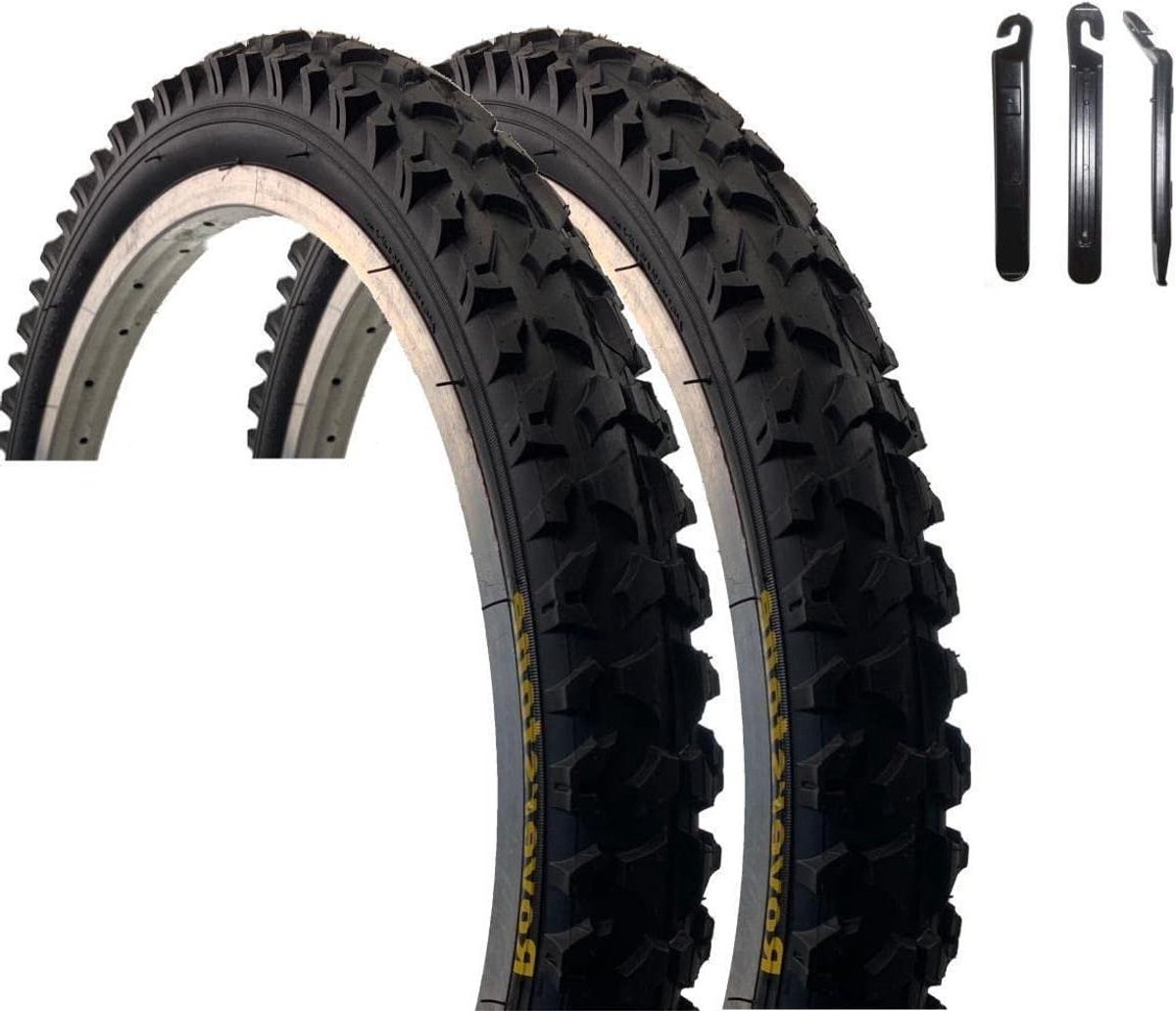 Fietsbanden Set - Banden voor fiets - Veilig Fietsen - Draadband Constructie - 18 x 2.125 inch - Zwart
