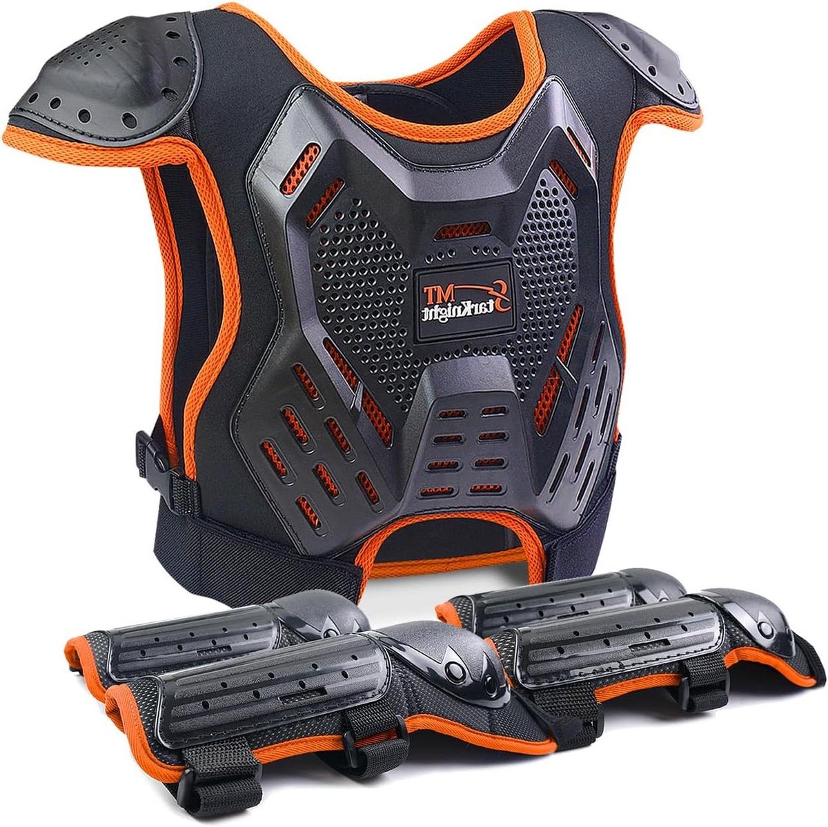 Kinderen Motorpak - Beschermende Kleding - Buitensport Bescherming - PE Schaal - 3-10 Jaar - Zwart