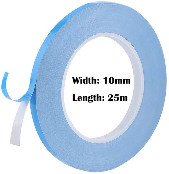 Thermische Plakband, Dubbelzijdige Thermische Plakband voor LEIDENE Verlichting Ic en LED Televisies met Uitstekende Isolatie, Hoge Thermische Geleidbaarheid (10mm 25m) — afbeelding 4