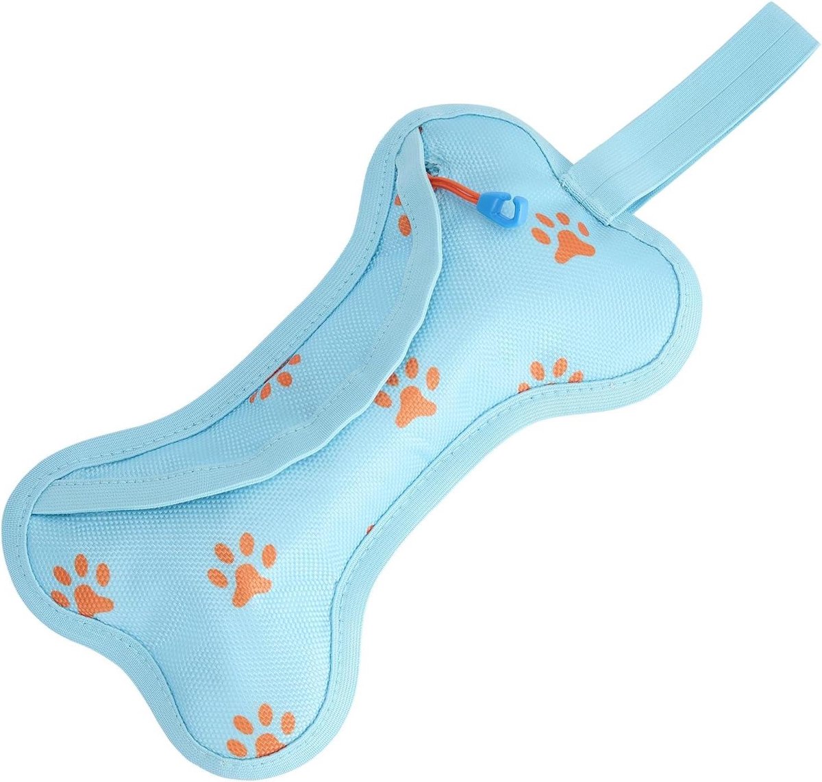 Traktatietas Hond - Voederzak Hondentraining - Hondentraining - Wasbaar Materiaal - 13 x 11 cm - Grijs