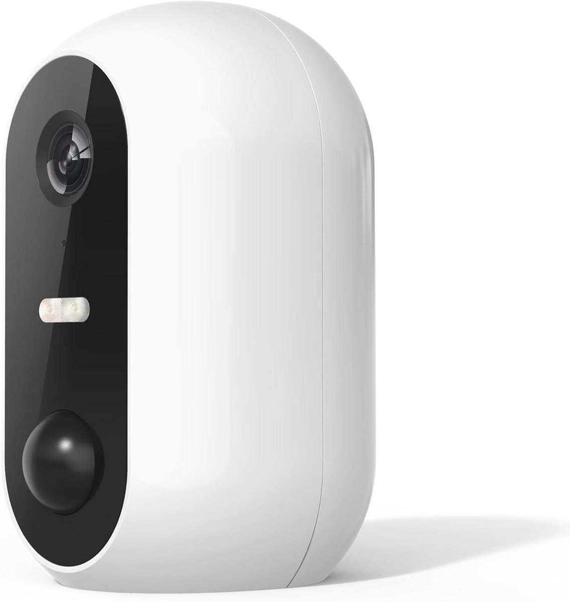 Draadloze IP Camera - Beveiligingscamera Buiten - Huisbewaking - Full HD Resolutie - 90 Graden Kijkhoek - Wit