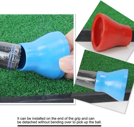 Allecto Plus - 4 Pack Golfbalraper - Golfbal Veegers - Golfbal Ophaalzuignap - Voor Binnen en Buiten Gebruik - Golfaccessoires met Handige Pick-Upfunctie van Allecto Plus — afbeelding 5