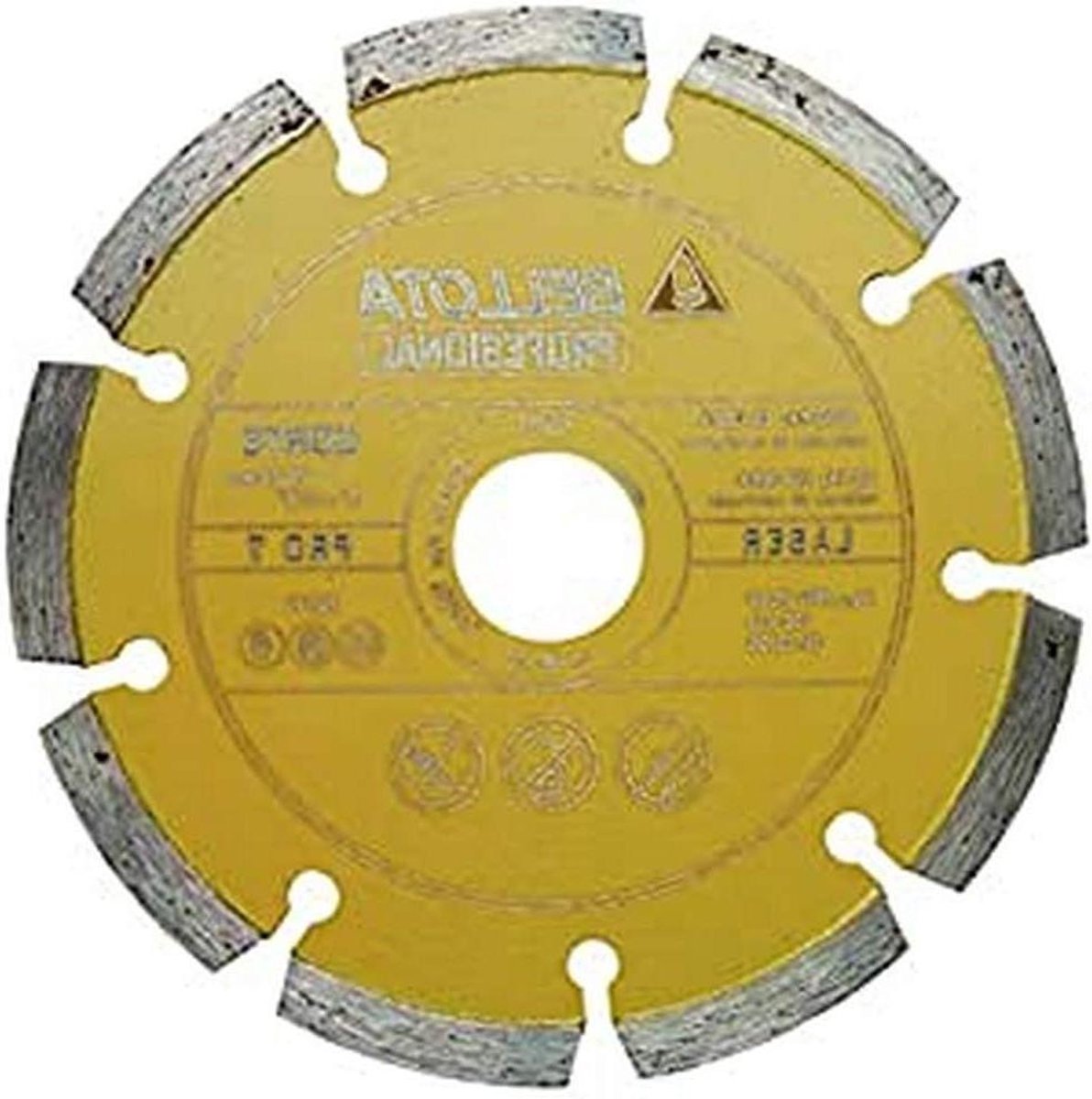 Diamantschijf Algemene Werkzaamheden - Turbo Schijf Tegelzaagblad - Bouwplaatsen Tegels Zagen - Maximale Kwaliteit Diamanten - 230 mm - None