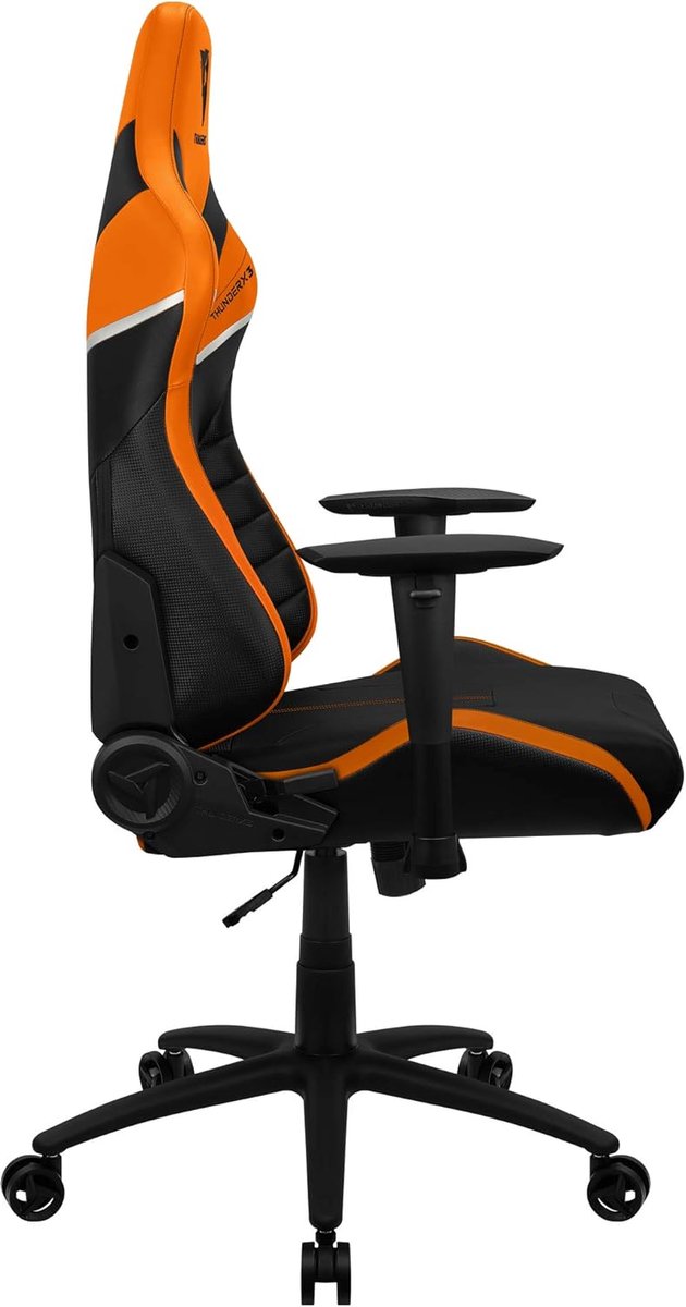 Gaming Stoel - Ergonomische Stoel Buretstoel - Comfortabel Gamen - AIR Technologie - 66 x 70 x 125 cm - Oranje — afbeelding 4