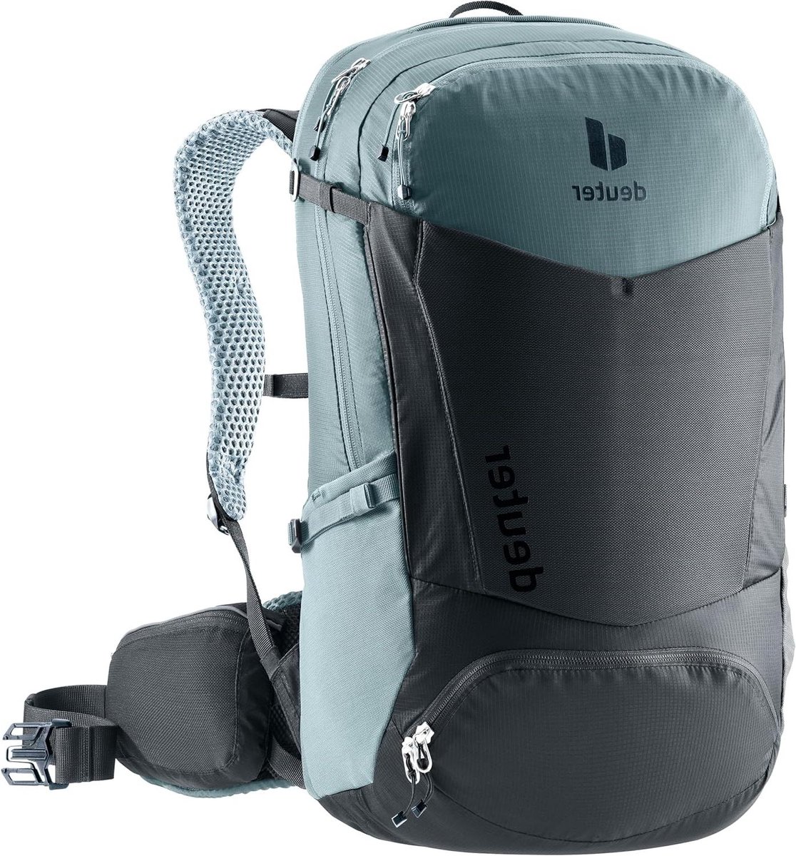 Fietsrugzak - Sporttas - Meerdaagse tochten - Gewicht geoptimaliseerd - 28 liter - Zwart