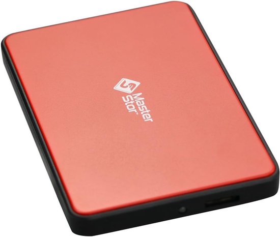 Externe Harde Schijf - Draagbare Opslag - Bestanden Overzetten - Ultradun Compact Design - 500 GB - Rood — afbeelding 5