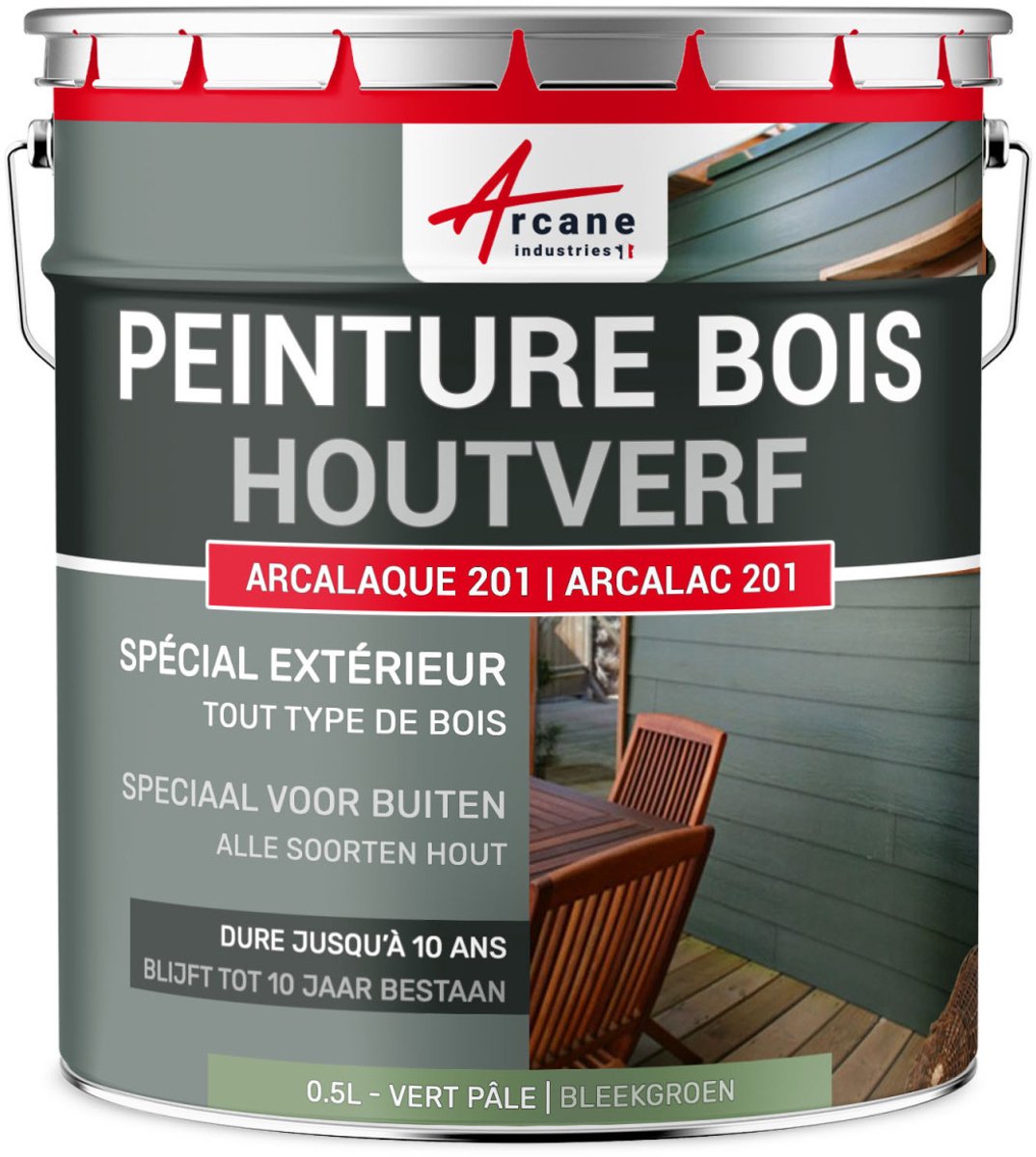 Houtverf voor buiten en binnen - ARCALAQUE 201
