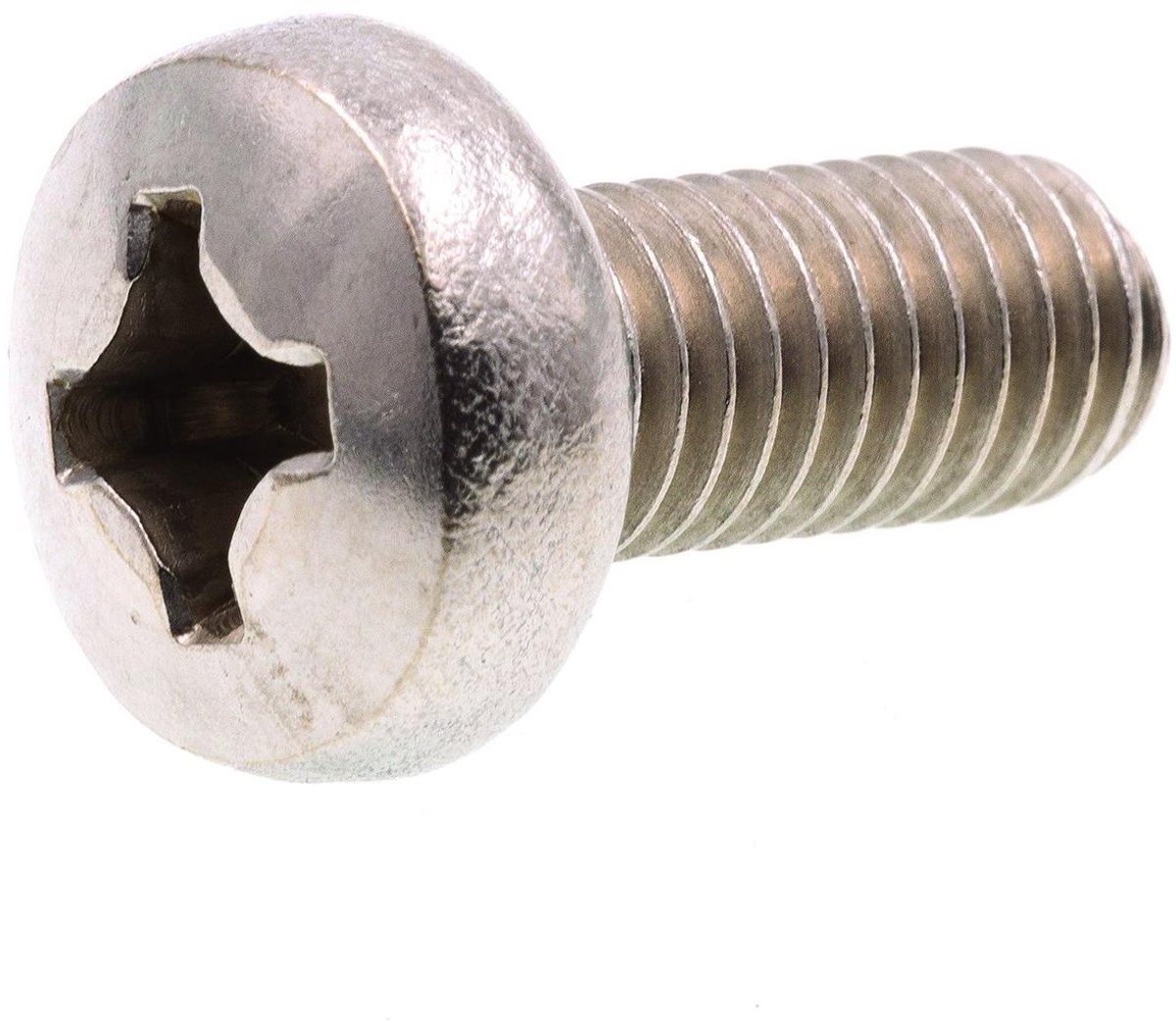 Machine Schroeven - Metaalschroeven Bouten - Bevestigen van Onderdelen - Roestvrij Staal - M4 x 16 mm - Zilverkleurig