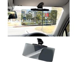 Autozonneklep Extender - Verlengstuk Vizier - Veilig Rijden - Gepolariseerde Verblindingsbescherming - Universele Maat - Grijs