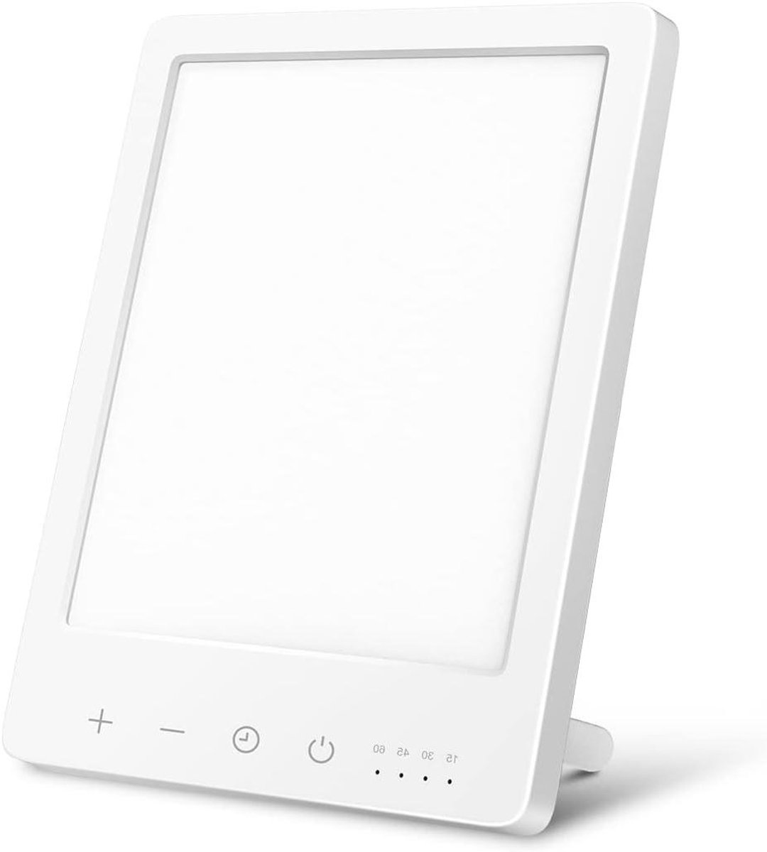 Lichttherapie Lamp - Zonnelamp SAD - Energie Opdoen - 10000 Lux Intensiteit - 18 cm breed - Wit