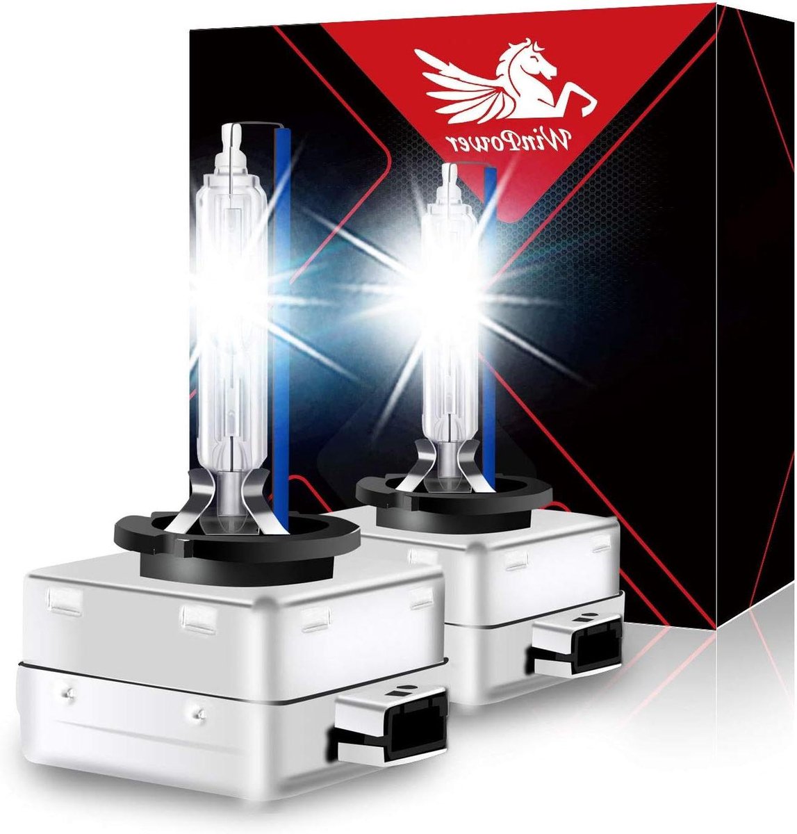 Xenon Koplamp Lampen - HID Vervangingsset - Auto Verlichting Verbeteren - 8000K Koud Blauw Licht - 35W - Blauw